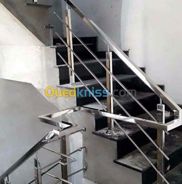  rampe d'escalier en inox 316/304