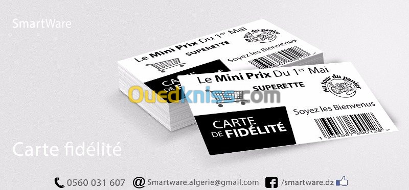 Impression les cartes Fidélité 