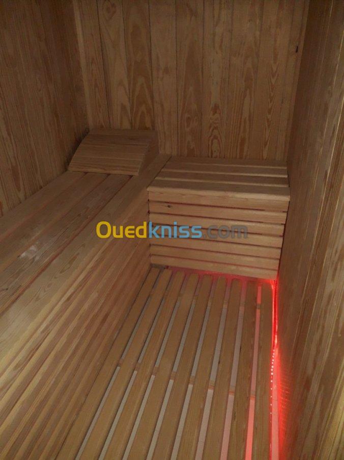 Réalisation sauna sûre mesure 