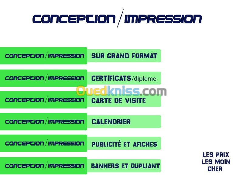 conception et impression 