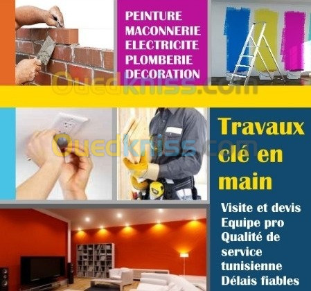 TOUS TRAVAUX MAISONS BATIMENTS