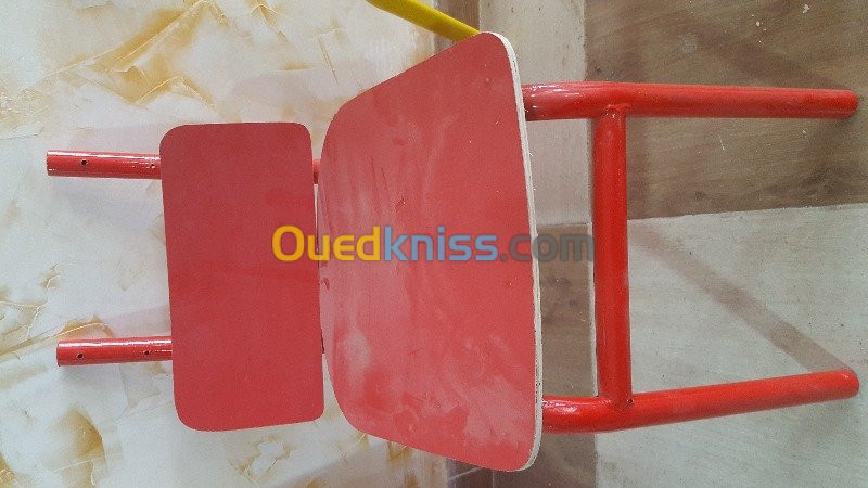 Fabrication mobilier scolaire 