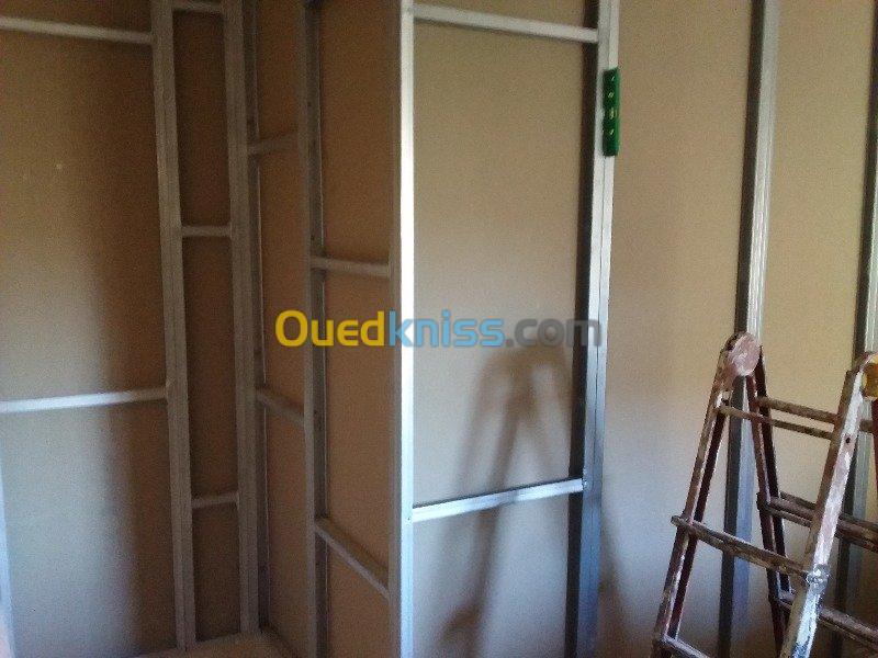 Peinture, Plomberie , BA13, PVC,