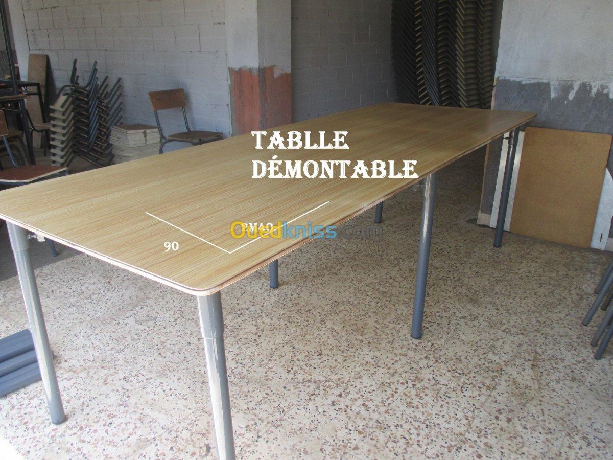 fabrication de chaise et table scolair