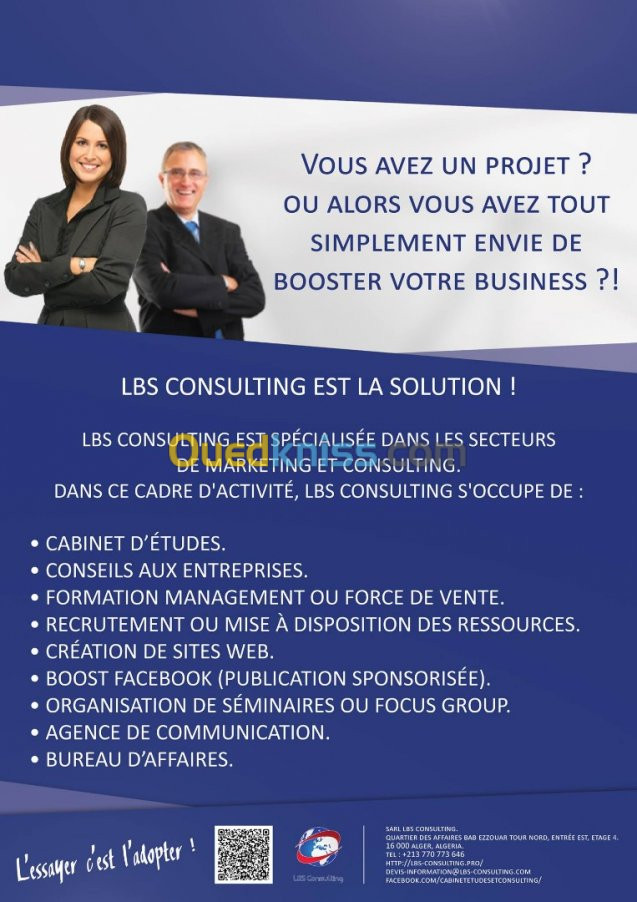 Cabinet de services aux entreprises 