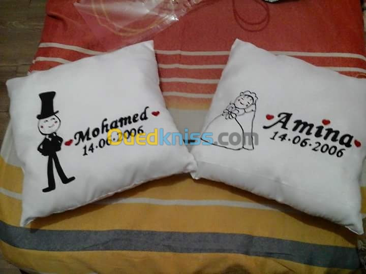 Coussins sur commande 