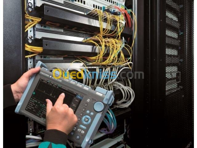 Soudure et mesures fibre optique 