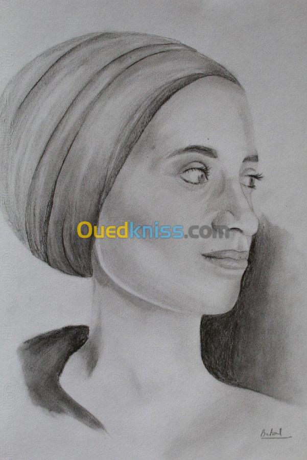 Dessin portraits بورتريه