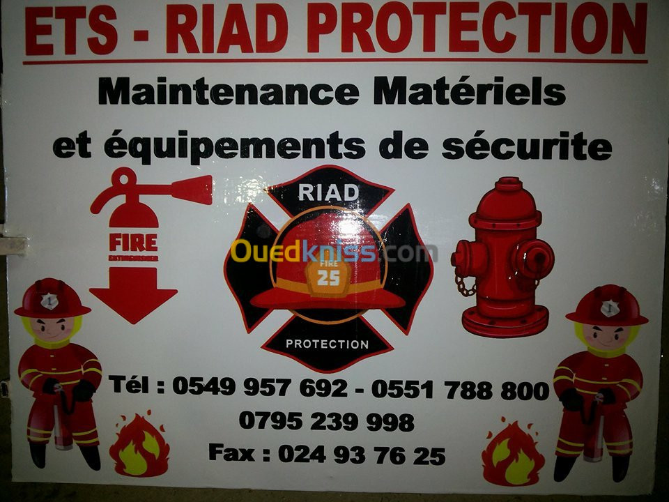 maintenance équipement sécurité