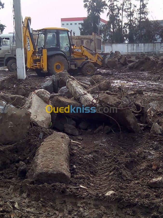 travaux terrassement et  demolition 