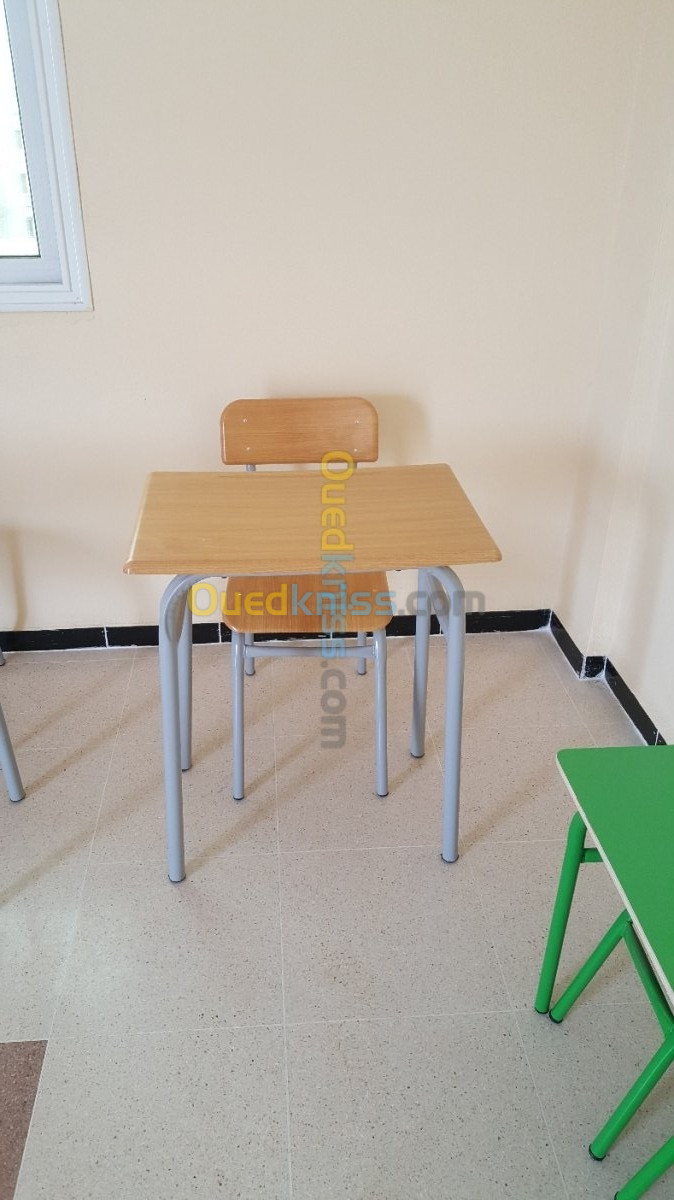 Fabrication chiases et tables scolaire