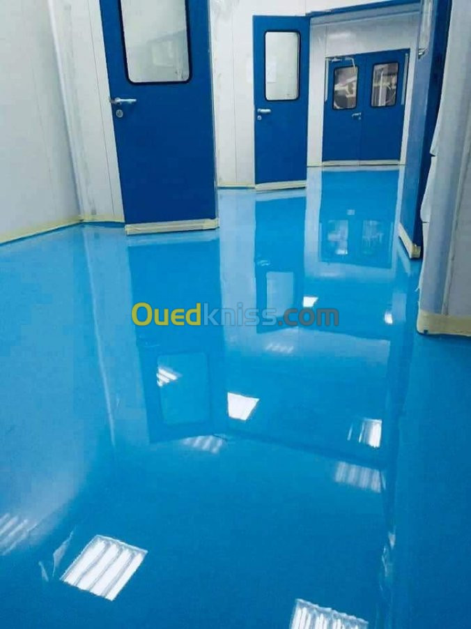 Epoxy  dallage industriel 