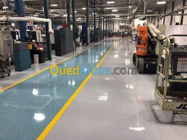 Epoxy  dallage industriel 