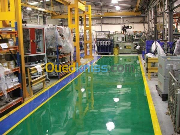 Epoxy  dallage industriel 