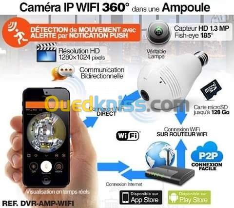 Caméra ampoule wifi