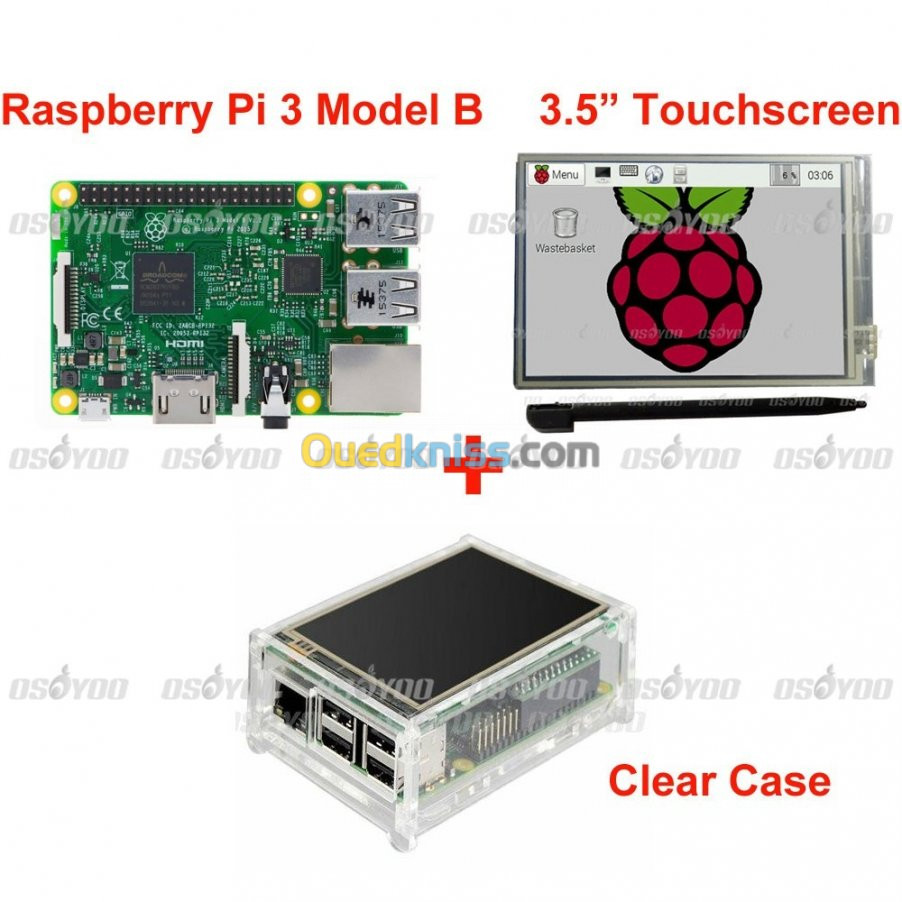 Raspberry pi 3 model B + PI4 2GB DISPO