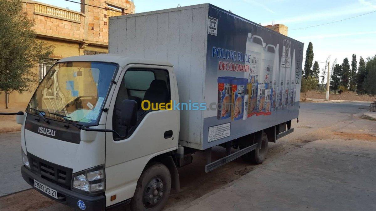 Transport camion ISUZU avec Chauffeur