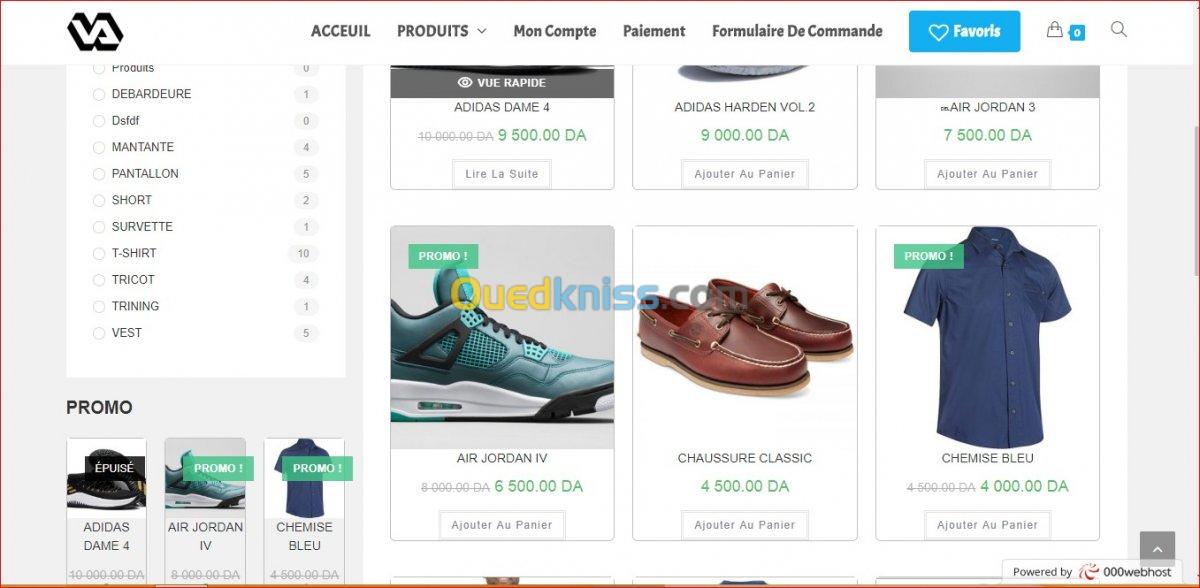 Creations de site web e-commerce 