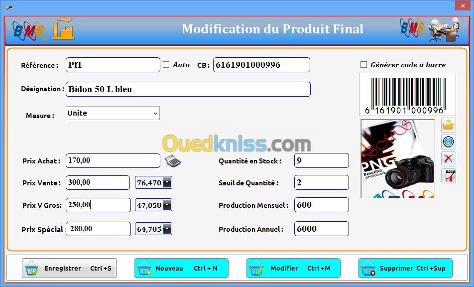 Gestion Production Usines