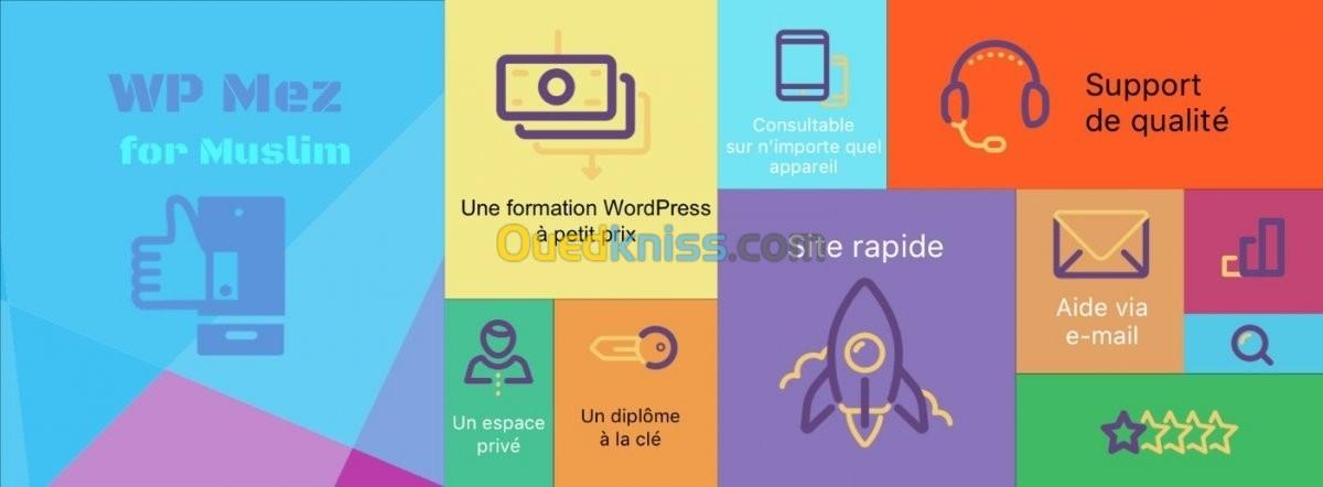 Formation en ligne création site WordP