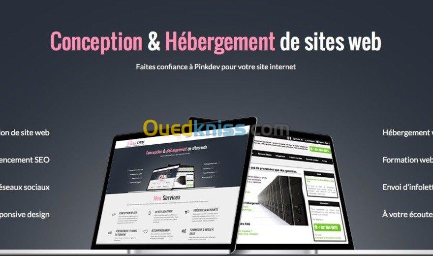 Conception & Hébergement site web