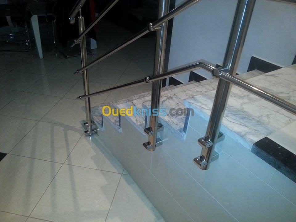 Rampe , Garde corps en INOX Espagnol