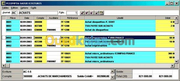 Formation 100 pratique PC paie PC com