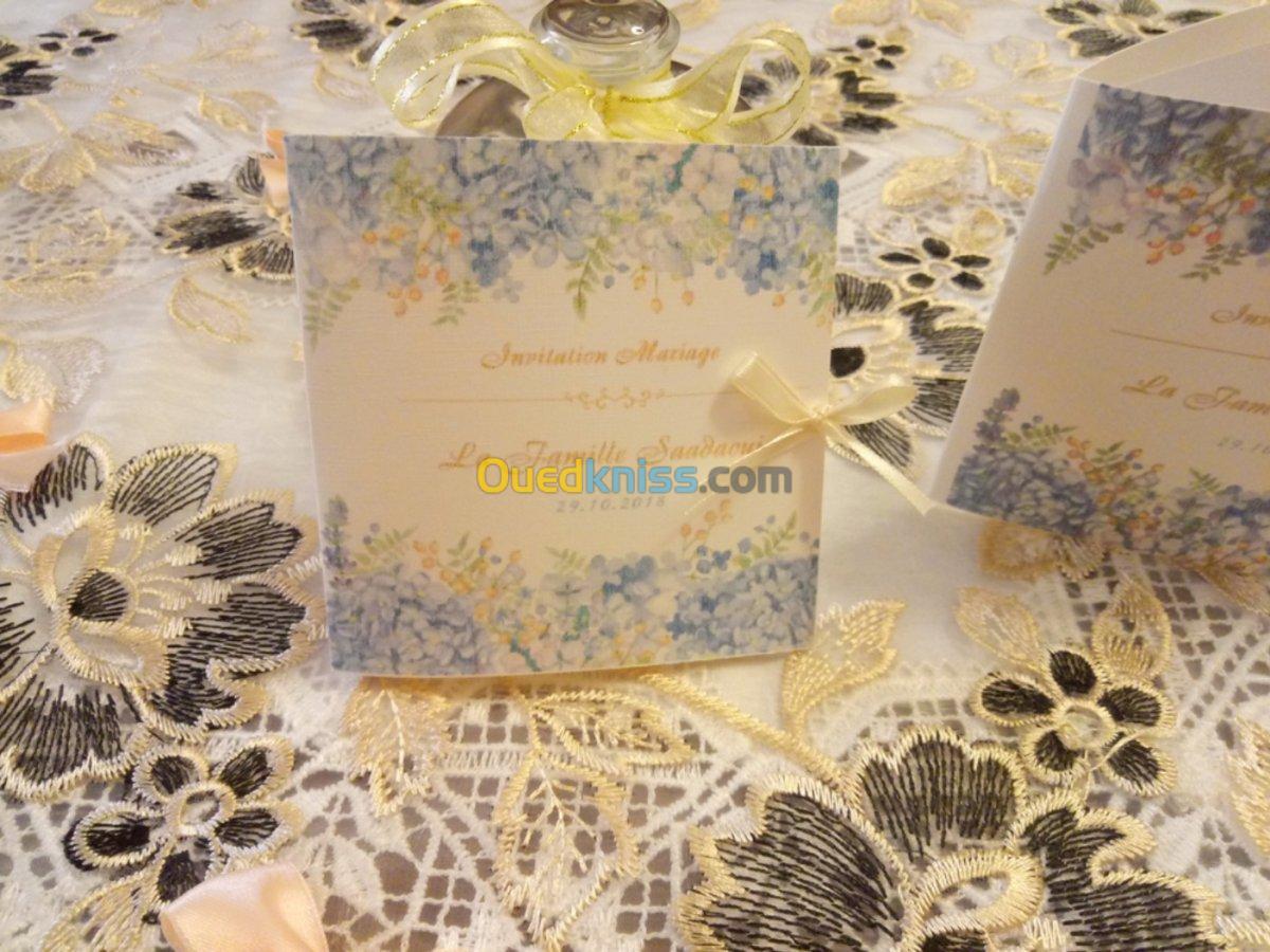 Mini cartes invitation 