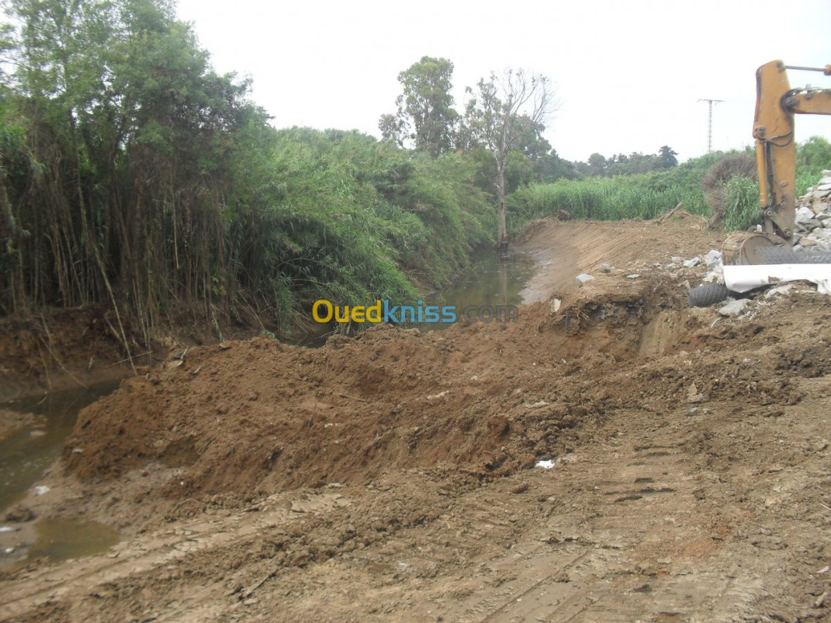 TRAVAUX DE GABIONNAGE POSE DE GABION 