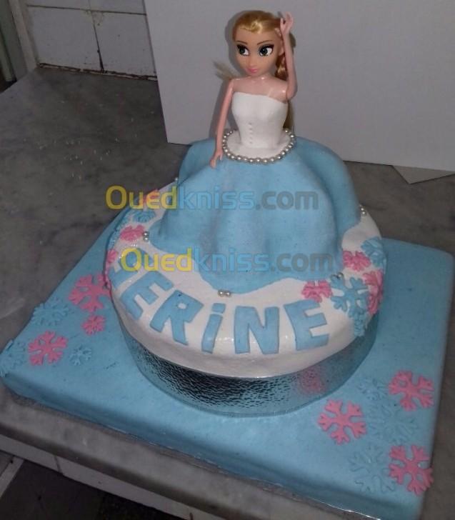 Gâteau Poupée Barbie pour l'anniversaire d'Alycia