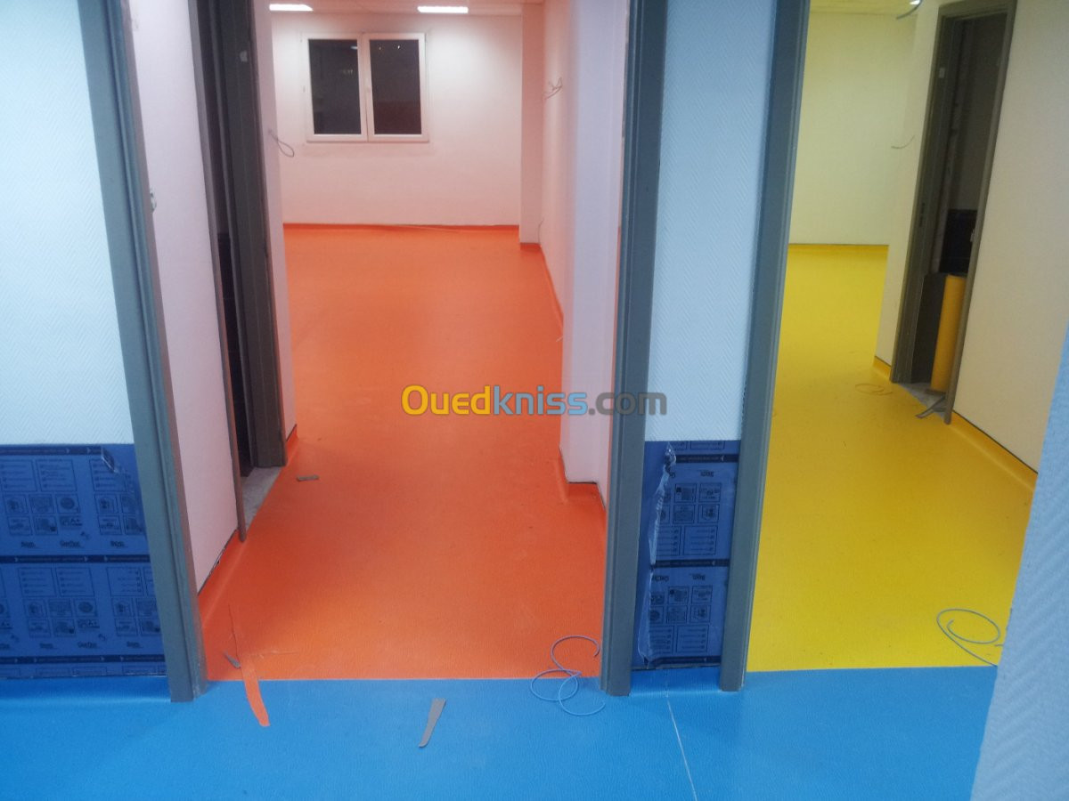 PVC DE BLOC OPERATOIRE,SALLE  BLANCHE