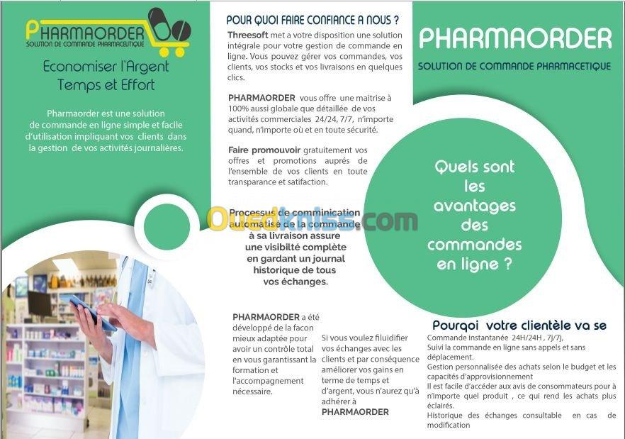 Commande en ligne, Grosiste Pharmacie