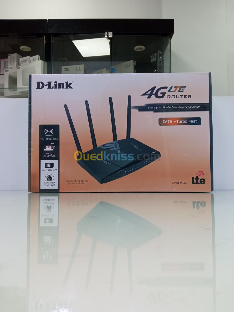 ROUTEUR D-Link SANS FIL 4G AC1200 LTE-A (CAT6) DWR-M961