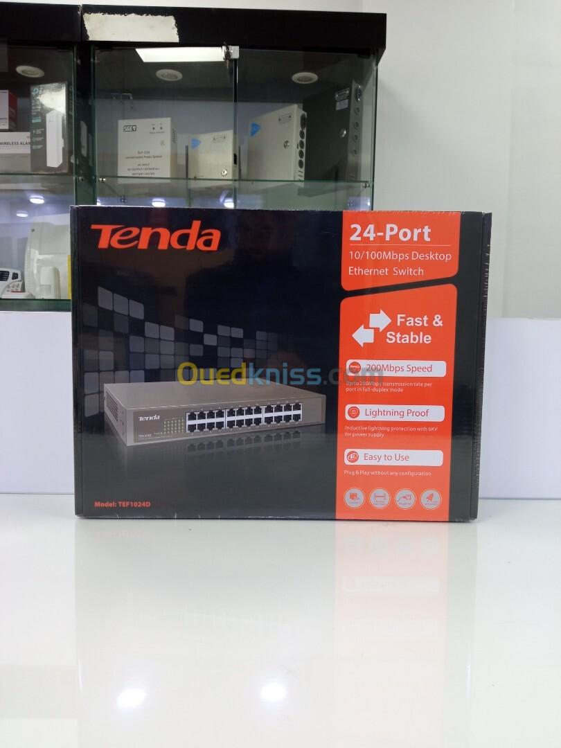 TEF1024D TENDA SWITCH ETHERNET à 24 PORTS 10/100 Mbps