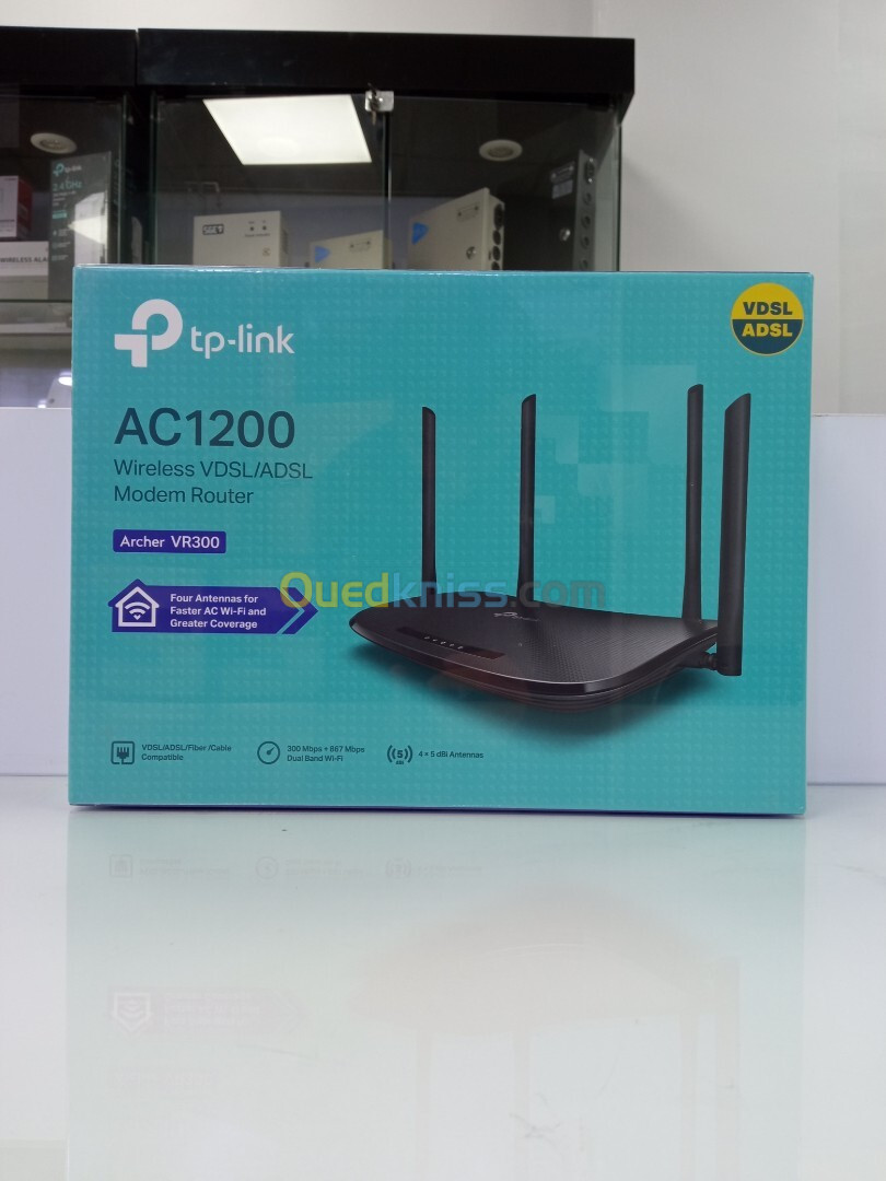 TP-LINK MODEM ROUTEUR VDSL/ADSL SANS FIL AC1200