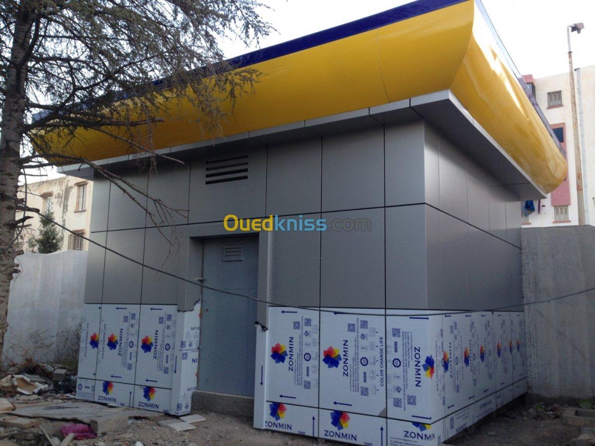 Alucobond station de service