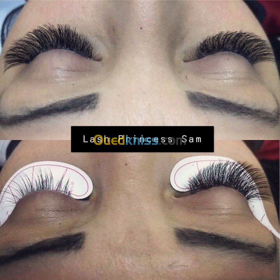 Extensions de cils en soie naturelle 