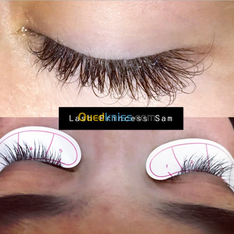 Extensions de cils en soie naturelle 