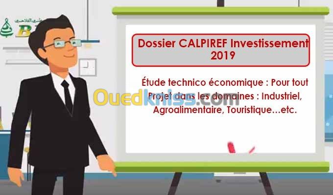 Dossier CALPIREF Investissement/ 