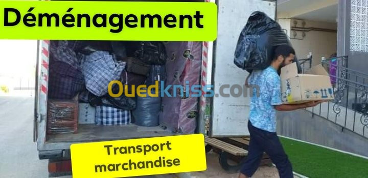 déménagement et transport marchandise