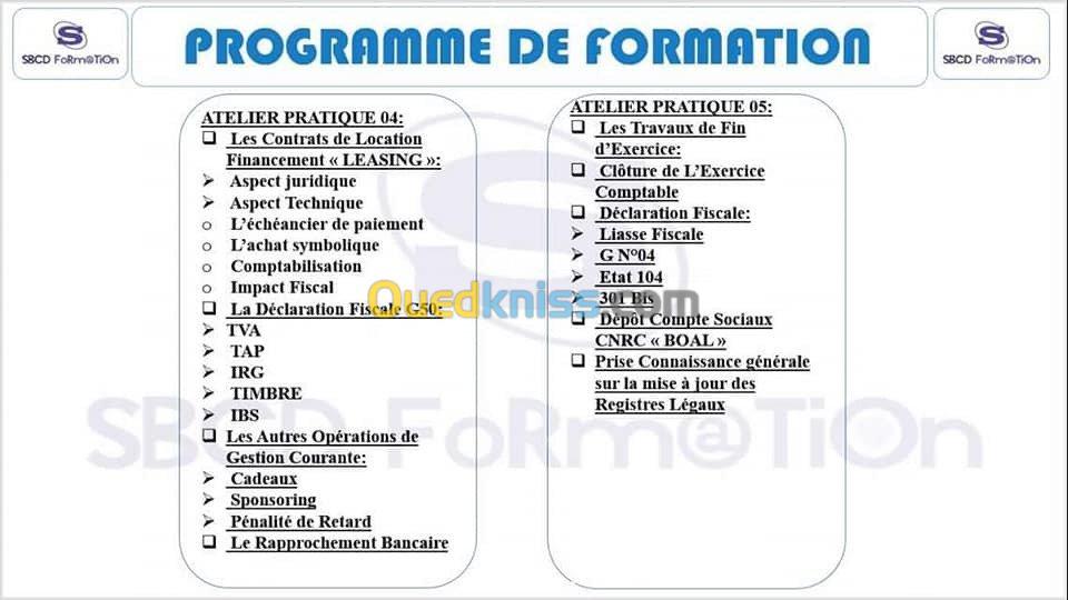 FORMATION 100% PRATIQUE COMPTABILITE