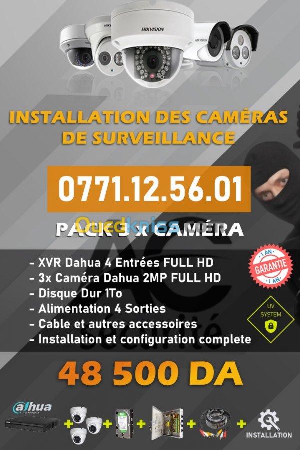 Promotion caméra surveillance dahua
