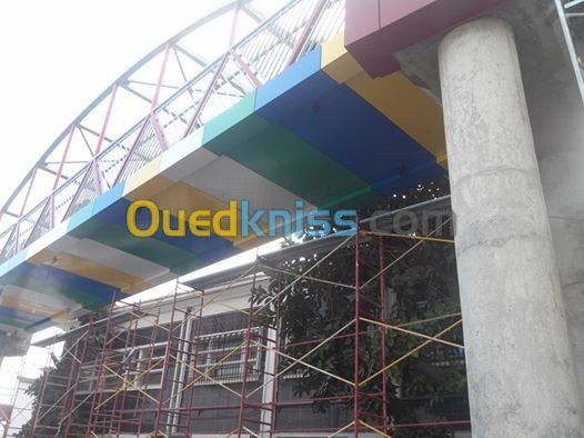 Montage panneaux composite alucobond