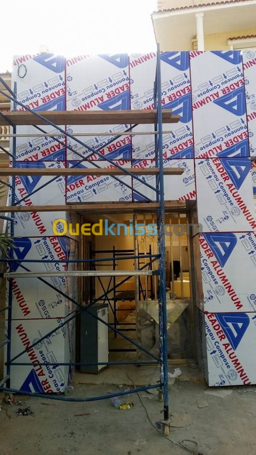 Montage panneaux composite alucobond