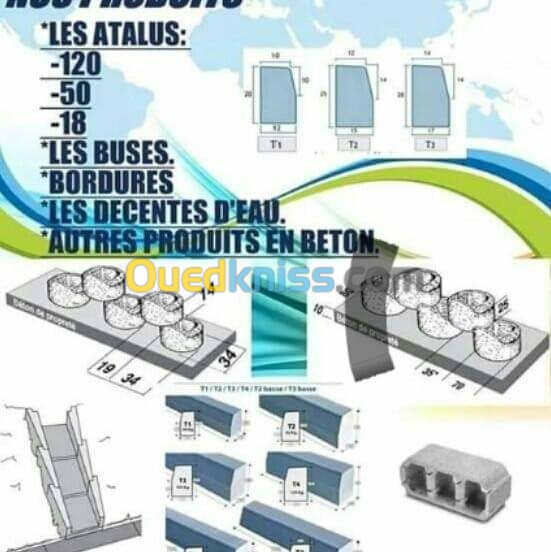  fabriquant des produits en béton atal