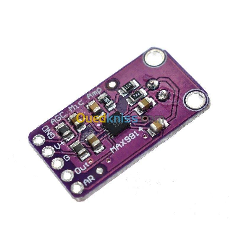 Amplificateur Microphone MAX9814 Arduino 