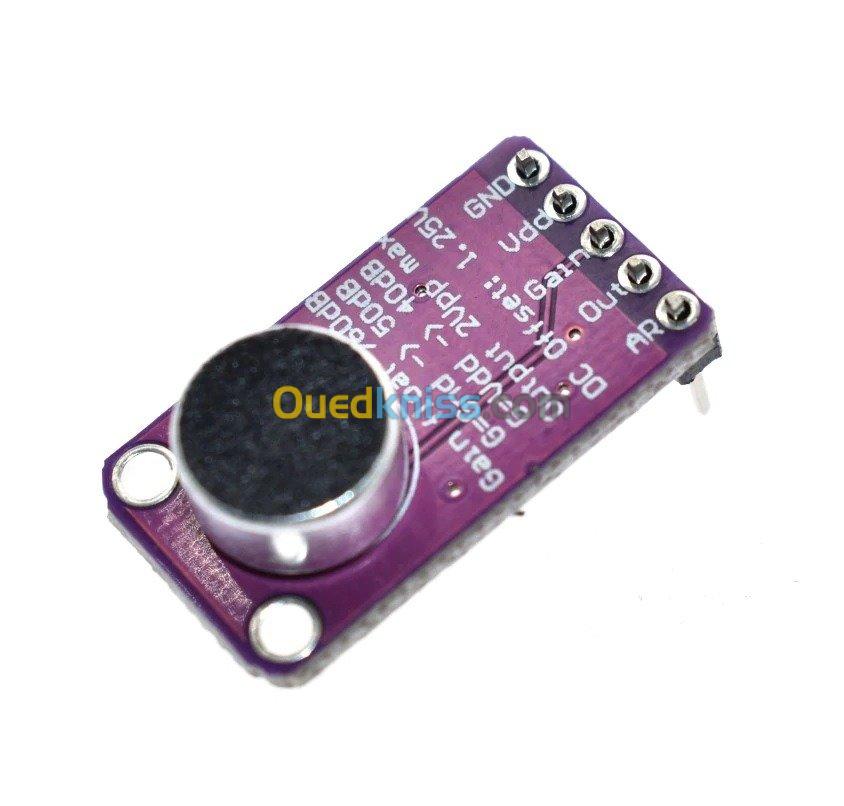 Amplificateur Microphone MAX9814 Arduino 