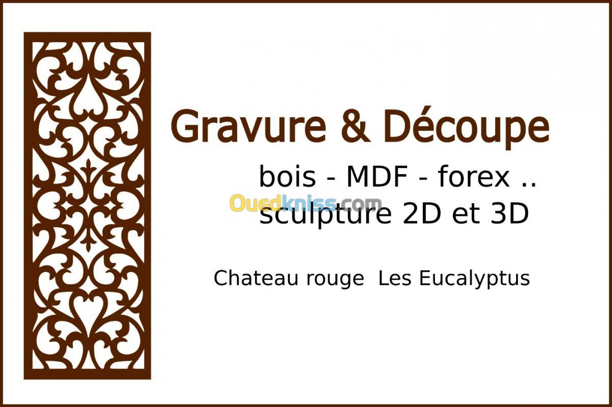 Sculpture et découpe Bois MDF Forex ..