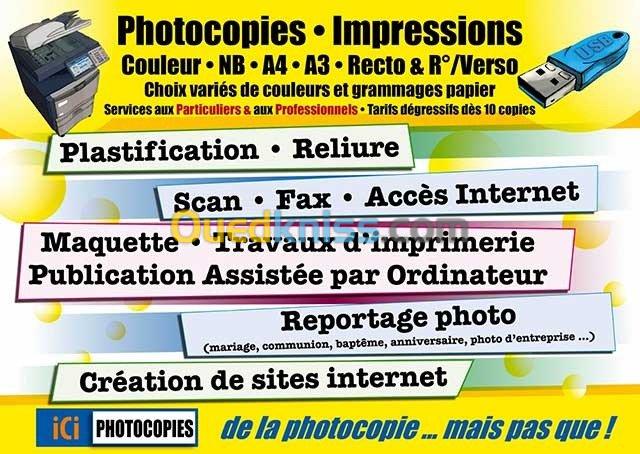 IMPRESSION  PUBLICITE 