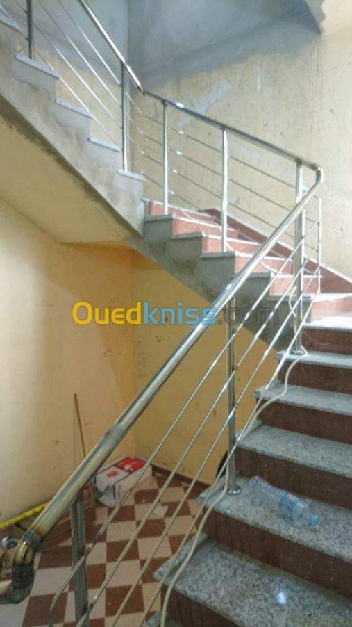 Fabrication de rampe d'escalier